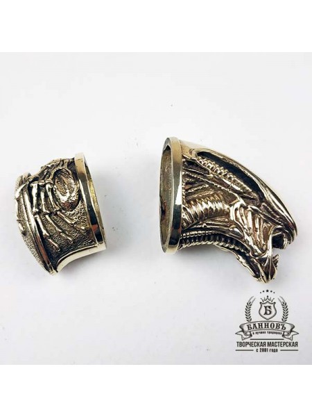 Ножевая пара №12 "Чужой", латунь