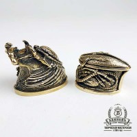 Ножевая пара №17 "Хищник", латунь