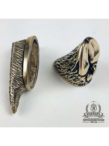 Ножевая пара №20-4 "Копыто", латунь