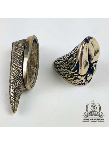 Ножевая пара №20-4 "Копыто", латунь