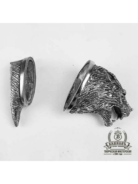 Ножевая пара №20 "Призрак"  + "Шерсть", белая бронза