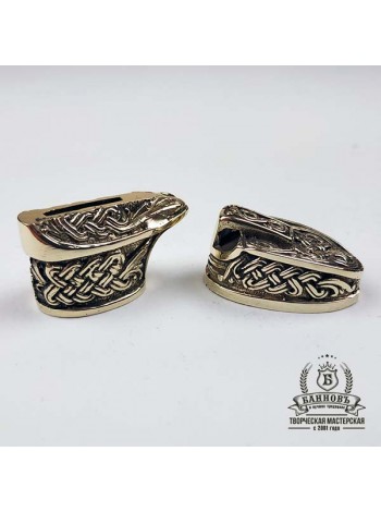 Ножевая пара №22 "Утюжок", латунь