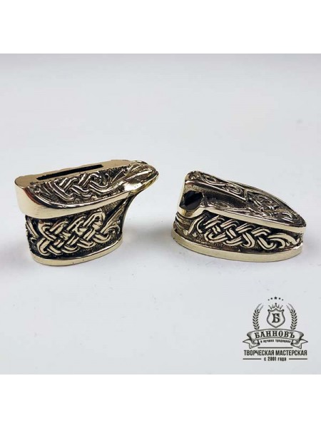 Ножевая пара №22 "Утюжок", латунь