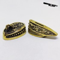 Ножевая пара №25 "Шарики", латунь