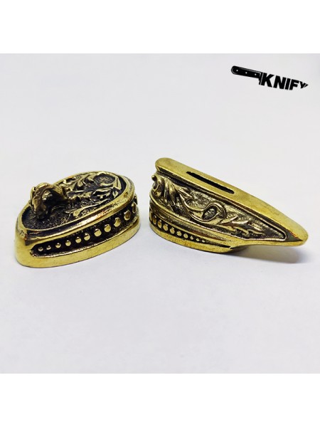 Ножевая пара №25 "Шарики", латунь