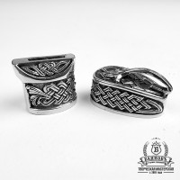 Ножевая пара №33, белая бронза