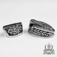 Ножевая пара №36 "Коса" мини + "Утюжок", белая бронза