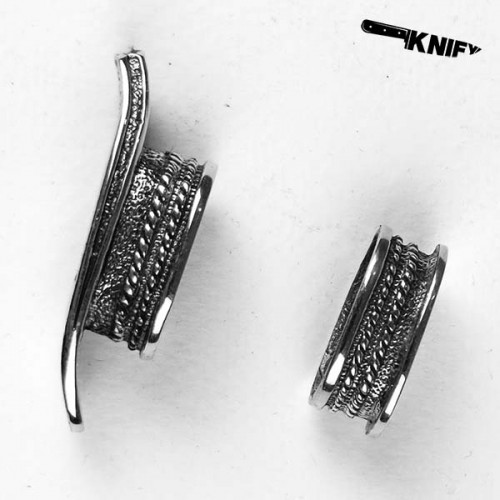 НП-41 "Финка декор", белая бронза