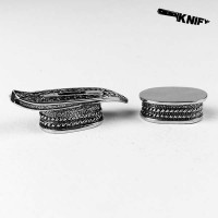 НП-41 "Финка декор", белая бронза