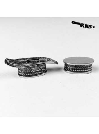 НП-41 "Финка декор", белая бронза