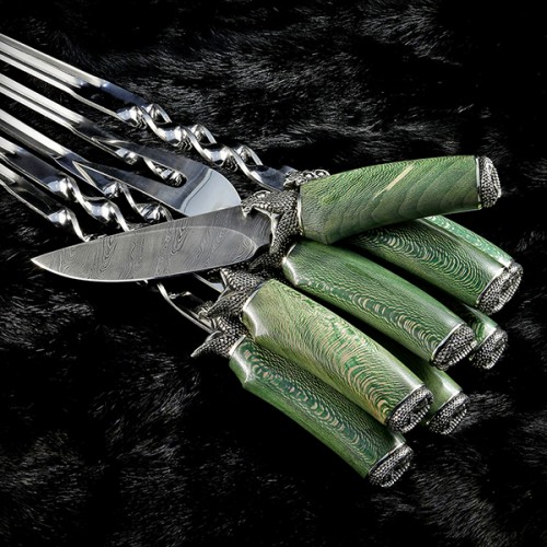 Ножевая пара №45 "Змея", бронза