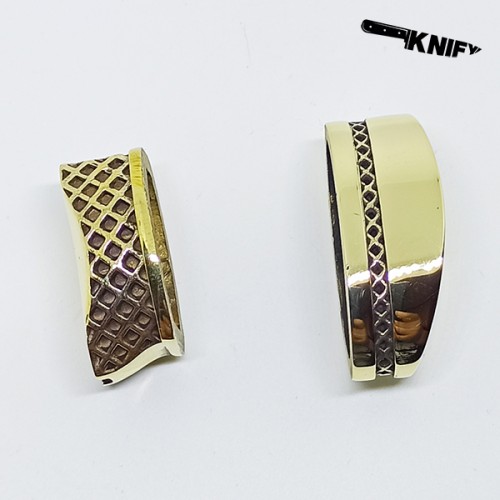 Ножевая пара №48 "Ромбы", бронза