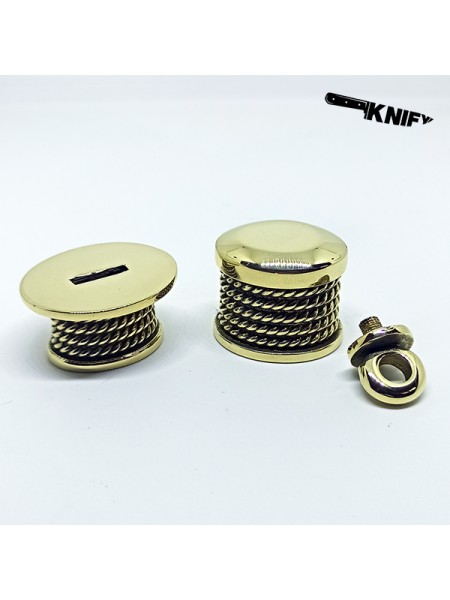 Ножевая пара №49 "Канаты" (с винтом), бронза 