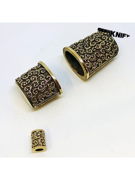 Ножевая пара №53 COSMO + бусина, бронза Ножевая пара №53 COSMO + бусина, бронза