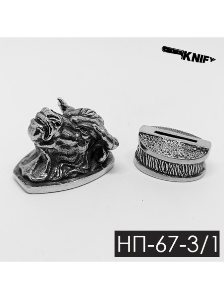 Ножевая пара №67-3/1 "Бык", нейзильбер