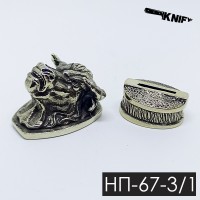 Ножевая пара №67-3/1 "Бык", бронза
