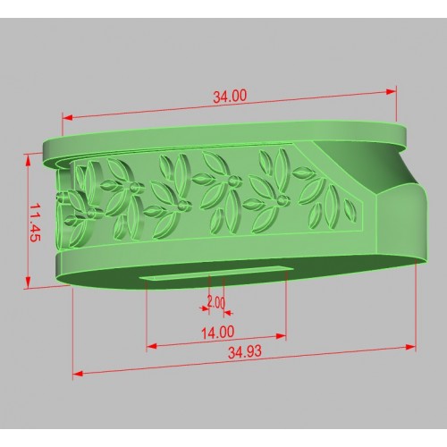 Ножевая пара №71, белая бронза
