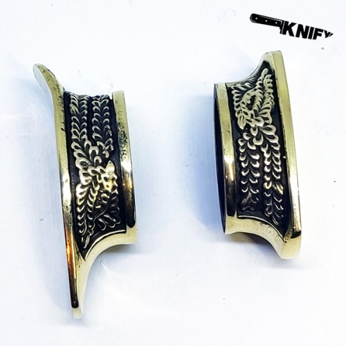 Ножевая пара №73 "Кинжальчик" (Г9+Т83), латунь