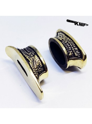 Ножевая пара №73 "Кинжальчик" (Г9+Т83), латунь