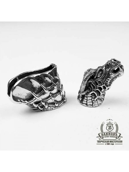 Ножевая пара №7 "Дракончик" белая бронза