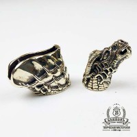 Ножевая пара №7 "Дракончик" бронза