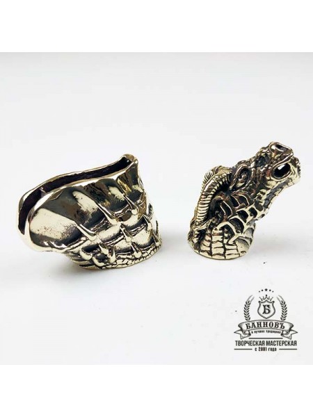 Ножевая пара №7 "Дракончик" бронза