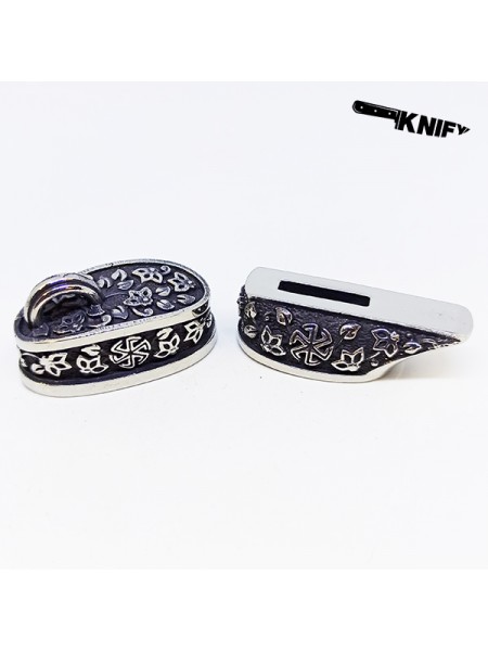 Ножевая пара №51 "Громовик", белая бронза