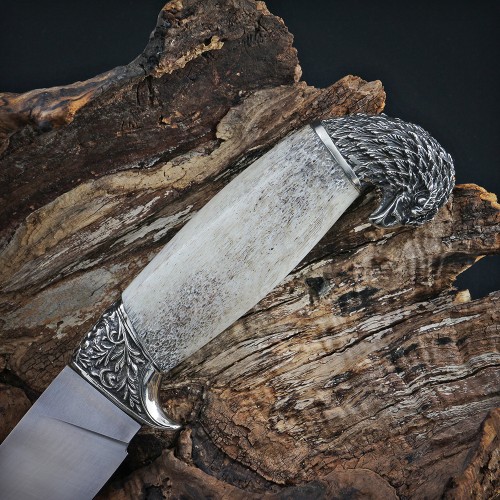 Ножевая пара №79 "Ястреб", белая бронза