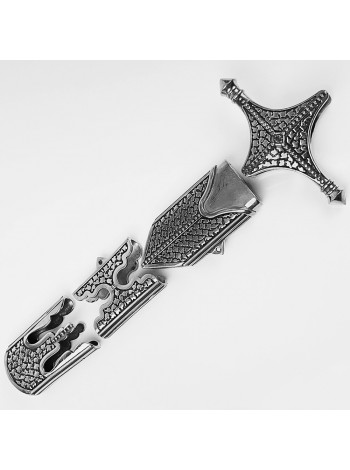 "Камінь", комплект для шаблі, біла бронза