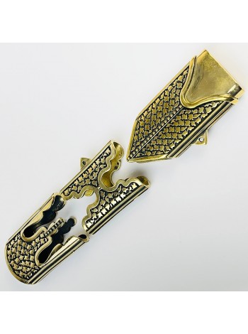 "Камінь", комплект для ножен шаблі, латунь