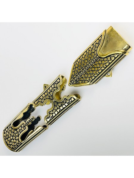 "Камінь", комплект для ножен шаблі, латунь