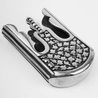 "Камінь", деталь ножен №3 для шаблі, біла бронза