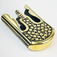 "Камінь", деталь ножен №3 для шаблі, латунь