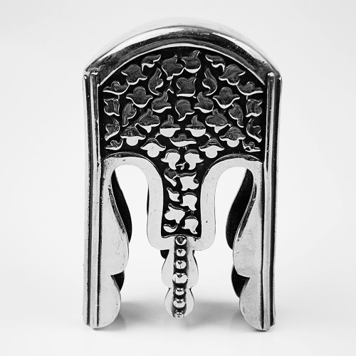 "Камінь", деталь ножен №3 для шаблі, біла бронза