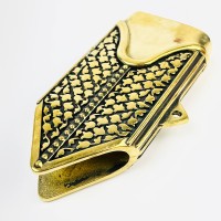 "Камінь", деталь ножен №1 для шаблі, латунь