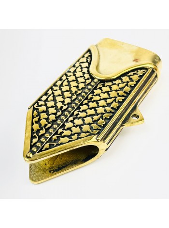 "Камінь", деталь ножен №1 для шаблі, латунь