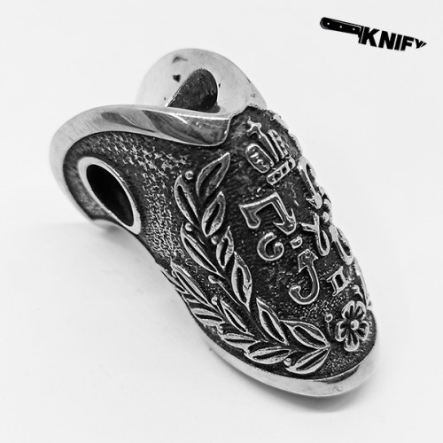 Тильник для козацької шашки №2, біла бронза