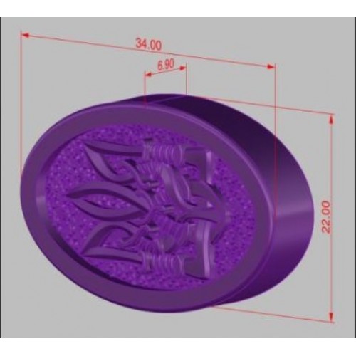 Тильник (Т-12-0) "Тризуб", біла бронза