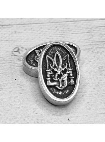 Тильник (Т-12-0) "Тризуб", біла бронза