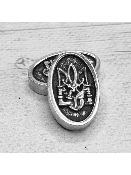 Тильник (Т-12-0) "Тризуб", біла бронза