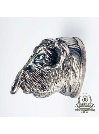 Тыльник (Т-13) "Буйвол" овал, нейзильбер