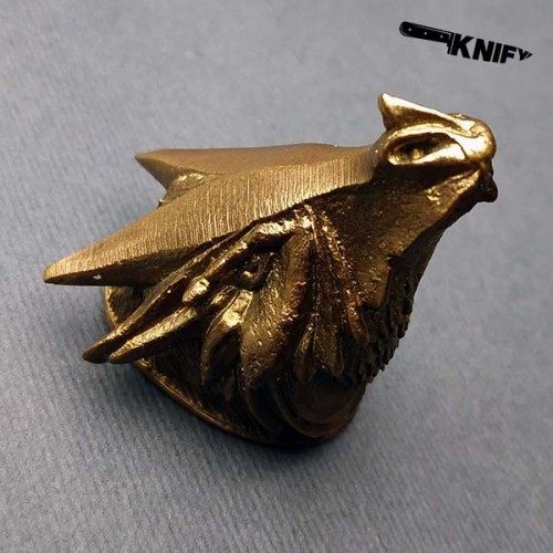 Тыльник (Т-15) "Дракон" овал, латунь