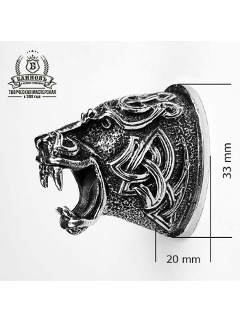 Тыльник (Т-19) "Тигр" КЕЛЬТ овал, нейзильбер