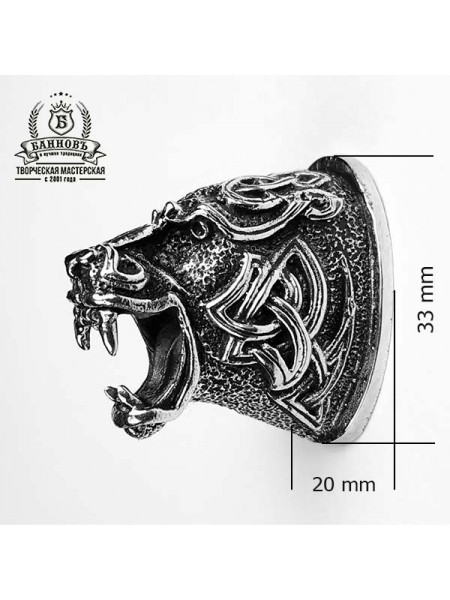 Тыльник (Т-19) "Тигр" КЕЛЬТ овал, нейзильбер