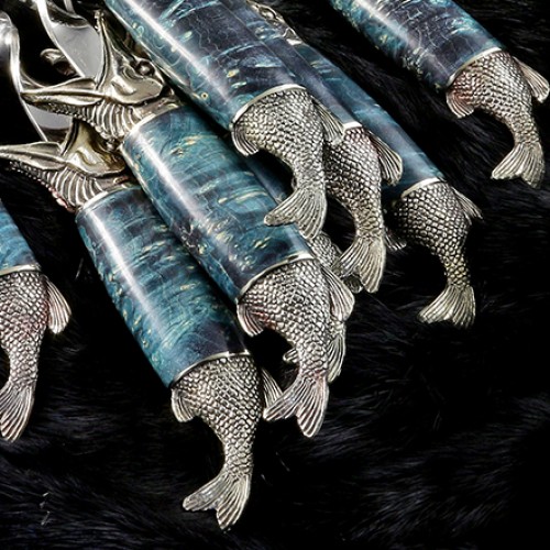 Тыльник (Т-2) "Хвост щуки", бронза