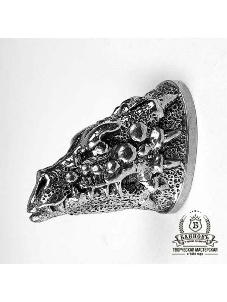 Тыльник (Т-20) "Дракон" (старый), белая бронза