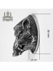Тыльник (Т-21) "Кабан" овал, белая бронза