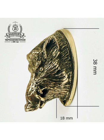Тыльник (Т-21) "Кабан" овал, бронза