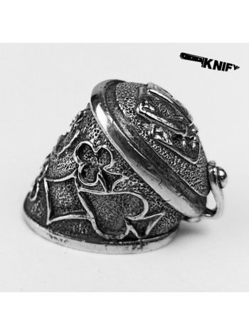 Тыльник (Т-26/1) "Карты" белая бронза