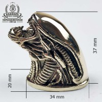 Тыльник (Т-14) "Чужой", бронза